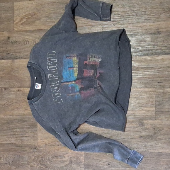Pink Floyd Women's Graphic Long Sleeve Gray Sweatshirt. - Picture 4 of 8